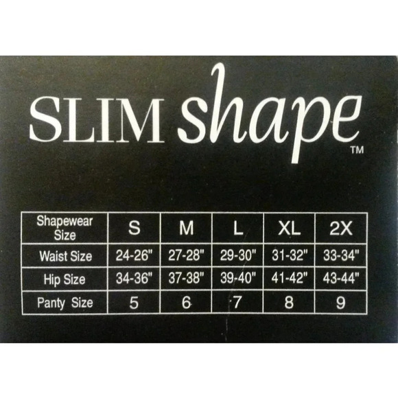 MEDIUM Sears Slim Shape High Waist Thigh Shaper Slimmer Black NWT - Picture 5 of 5